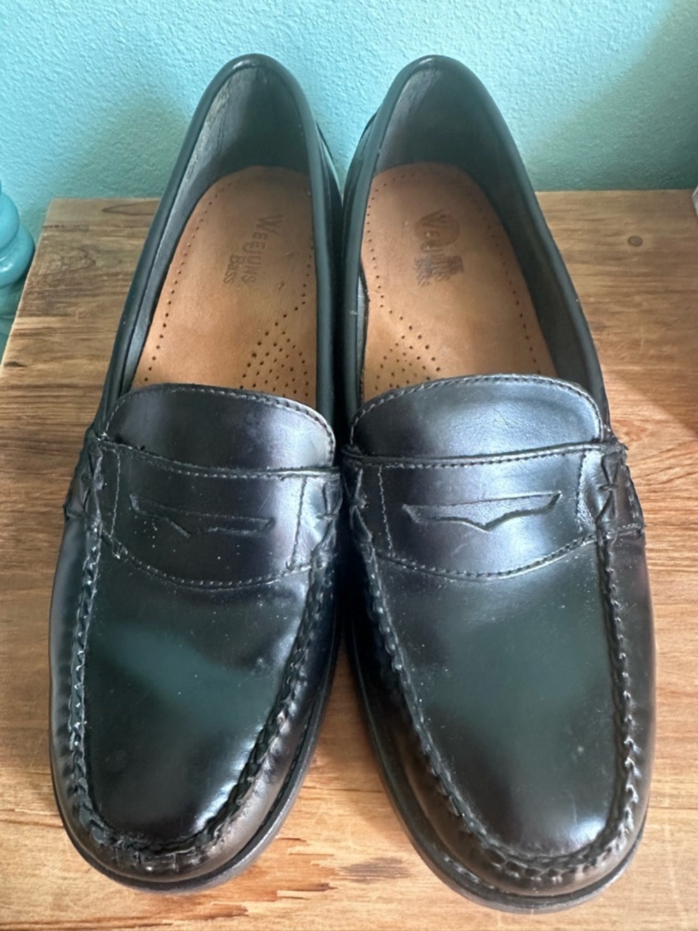 G.H. Bass Weejuns Women’s Katherine Black Leather Penny Loafers Size 10 M *NEW*